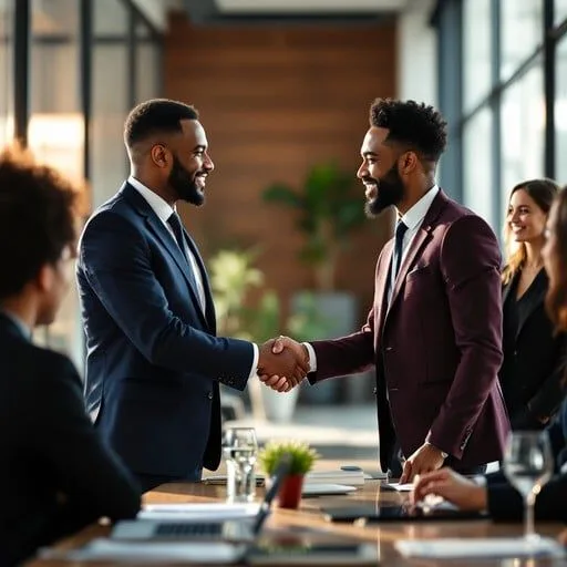 Forest Hill specialists meeting with a client